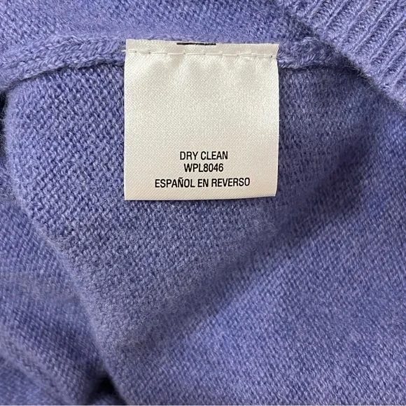 Charter Club 100% Cashmere Crew Neck Sweater Luxury Petite - Picture 7 of 7